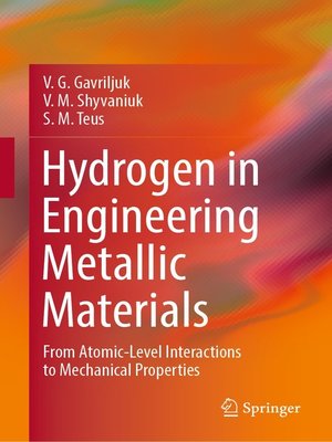 cover image of Hydrogen in Engineering Metallic Materials